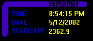 Screenshot of the stardate
    program